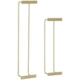 thumbnail image 6 of Brabson Wall-Mounted Metal Bathroom Towel Rack, Set of 2, Gold, 6 of 10