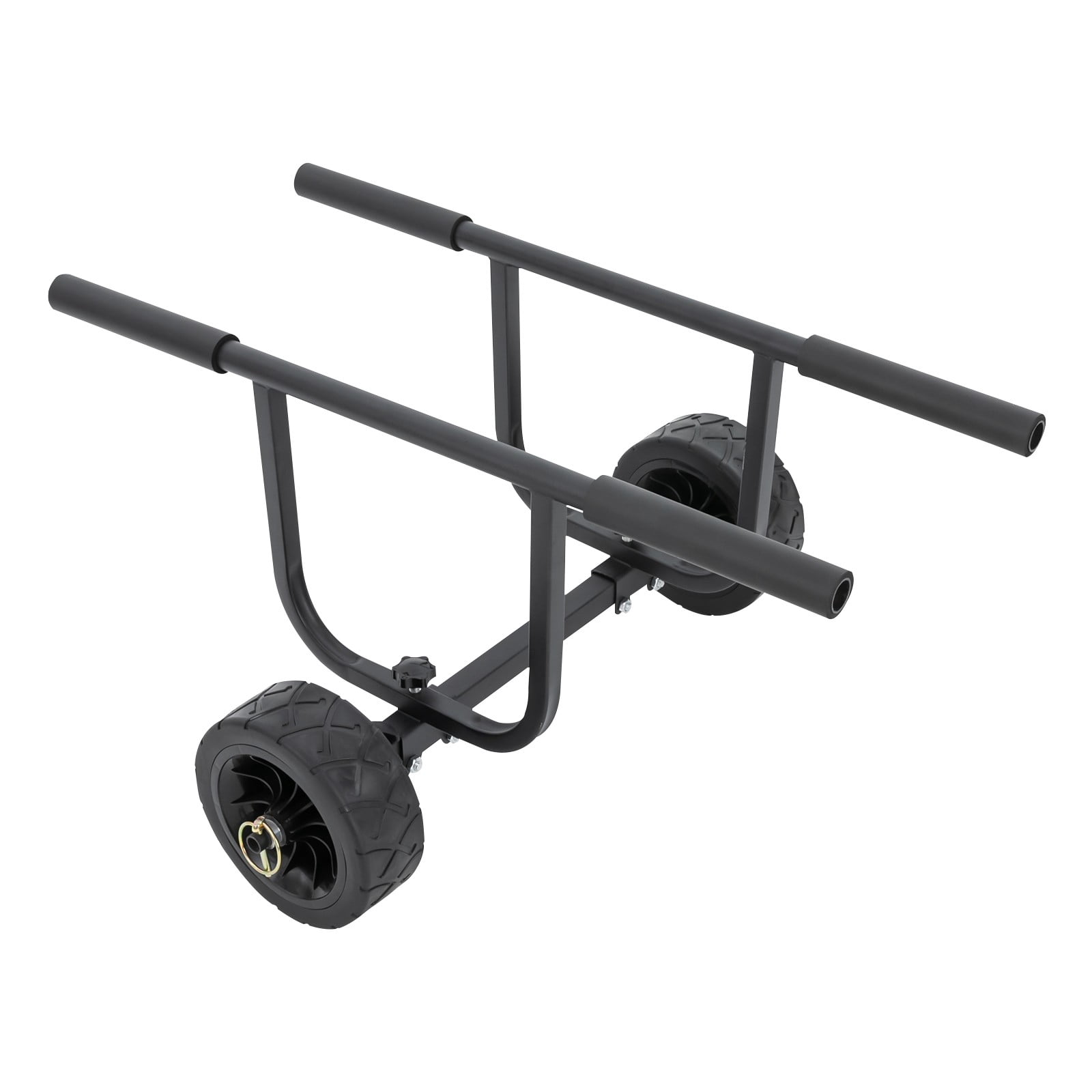 ToppiJoy Foldable Boat Dolly Cart Transport Carrier, Canoe Trolley Cart with 8'' Tires, Trolley for Small Boat, Canoe, Kayak, Fishing, Hiking