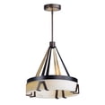 thumbnail image 1 of Maxim 30146BZGTGLD Boulder LED One Light Chandelier, Bronze Gilt & Gold, 1 of 1