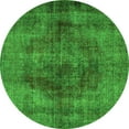 thumbnail image 1 of Ahgly Company Indoor Round Persian Green Traditional Area Rugs, 5' Round, 1 of 1