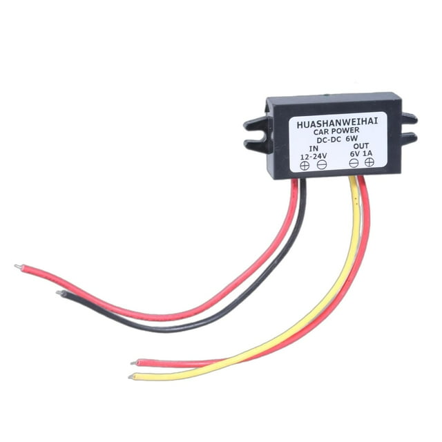 Yazoeia Convertisseurs 12V 24V à 6V 3A 2A 1A Module de Tensions Étanche IP67 Module de Régulateur de Tensions CJC912-130796