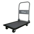 thumbnail image 2 of Hyper Tough 300 Pound Capacity Heavy Duty Utility Rolling Cart, Blue/Gray, 2 of 8