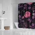 thumbnail image 3 of Waterproof Pioneer Shower Curtain 84x72 Inch Polyester Unique Colorful Floral Shower Curtain for Bathroom Hotel Home Decor with 12 Plastic Hooks, 3 of 5