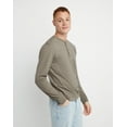 thumbnail image 4 of Hanes Long Sleeve Henley Shirt Mens Originals Ringspun Cotton Three Button S-3XL, 4 of 7