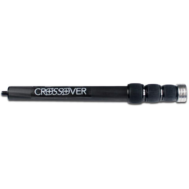 Crossroad Archery Crossover 1233 Telescopic StabilizerBlack Aluminum Weights