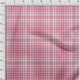 thumbnail image 4 of oneOone Cotton Flex Pink Fabric Check Fabric For Sewing Printed Craft Fabric By The Yard 40 Inch Wide, 4 of 4