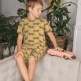 thumbnail image 4 of Balery Dachshund Dog Puppy Conjunto de Pijama Infantil de Manga Corta con Estampado – Ropa de Dormir de Algodón Suave-X-Large, 4 of 6