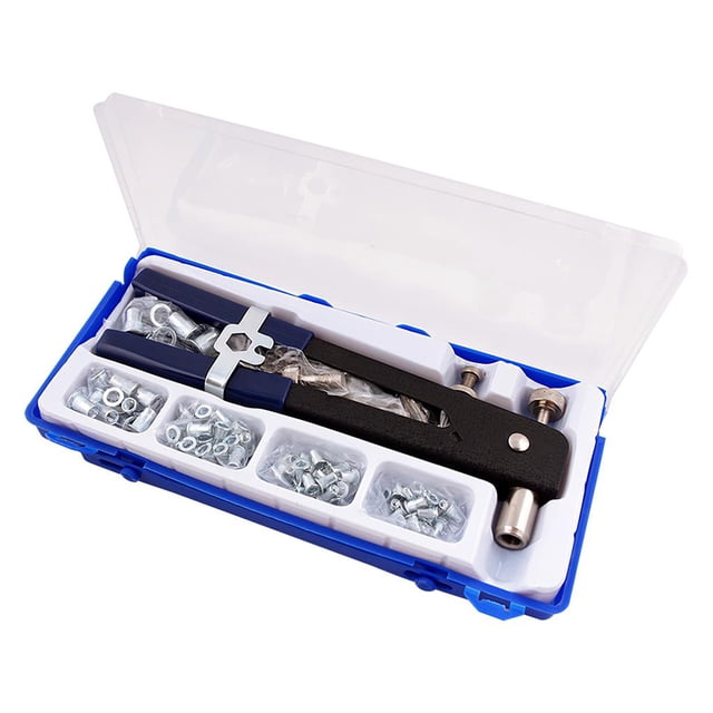 Juego De Pistola Hembra De 106 Uds., Juego De Pistola De Tuerca Resistente, Juego De Remaches De Pistola De Remachado Manual Antioxidante Con Alta Dureza Para Fábrica Industrial Minnieouse TO004099-00