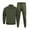 Army Green, variant on safuny Men's Athletic 2 Pieces Tracksuit Casual Full Zip Jogging Sweat Suit Workout Sports Set Sportswear Spring Outfits Pockets Green L