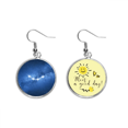 thumbnail image 1 of Una estrella de la suerte. Pendiente Sol Flor Pendiente Joyas Moda Unbranded M, 1 of 3