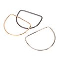 thumbnail image 4 of D Metal Bag Handle Handbag Strap Purse Hardware Replacement Handmade Accessories, 4 of 8