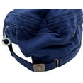 thumbnail image 5 of Timberland Men's Military Cadet Strapback Hat Cap in Indigo Blue, 5 of 7