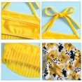 thumbnail image 3 of Trajes de baño Laklulu para niñas, bañador para niñas, bañador para niñas pequeñas, bañador para niñas, bañador deportivo de playa con flecos de 2 piezas, 3 of 6