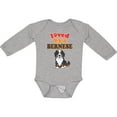 thumbnail image 3 of Inktastic Bernese Mountain Dog Lover Boys or Girls Long Sleeve Baby Bodysuit, 3 of 5