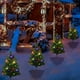 thumbnail image 4 of Seyotauo Upgraded 4-Pack 120 LED Solar Christmas Garden Stake Lights, Outdoor Waterproof Solar Xmas Tree Yard Stake Christmas Pathway Lights for Christmas Decorations Garden Yard Lawn Pathway, 4 of 4