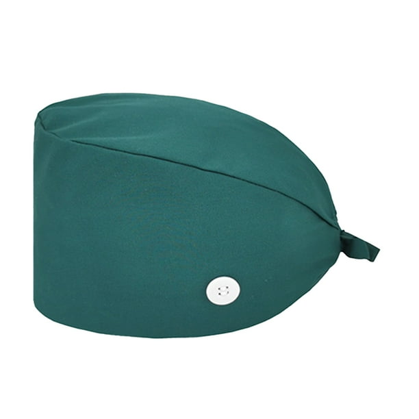 Gorros de Fregado Minnieouse Salón de Belleza Elásticos Verde Negruzco