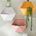thumbnail image 2 of Transemion Hexagonal Wall Shelf Geometric Storage Rack Shelves Simple Holder Decoration Books Toys Display Organizer Home Decor Sky blue, 2 of 6