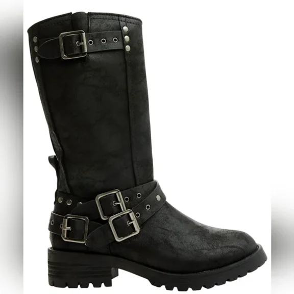 Very G Forever Harness Boots Black 7M