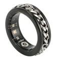 thumbnail image 1 of Smart Ring Health Tracker, 360 Rotation IP68 Water Resistant Activity Monitoring  Health Tracker Ring  for Sports 10 Inner Diameter 19.8mm/0.77in,11 Inner Diameter, 1 of 7