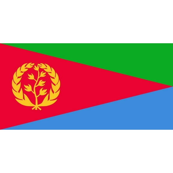 Eritrea Flag Decal Sticker - 6 inches wide
