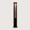thumbnail image 4 of Round Black LED Garden Aluminum Light, Decorative Outdoor Bollard Light for Garden, Pathway, and Driveway, 4 of 7