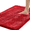 Bright Red 1, variant on GalaGab Bathroom Floor Mat with Thick Chenille Anti Slip Pad, Quick Drying, Machine Washable, Suitable for Cats, Dogs and Pets, Suitable for Various Scenarios, 20"×20" U-shaped,Sage Green
