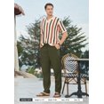 thumbnail image 4 of Pants Willit Linen - Vestido casual para hombre, con cordón, color verde militar, 4 of 5