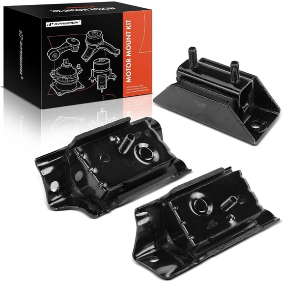 A-Premium 3PCS Engine Motor Mount and Transmission Mount Kit Compatible with Ford F-150 F150 F-250 F250 F-350 F350 Bronco 1987-1993 5.0L 5.8L