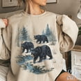 thumbnail image 6 of Ocean Wildlife Graphic Sweatshirt | Whale and Dolphin Vintage Pullover, 6 of 8