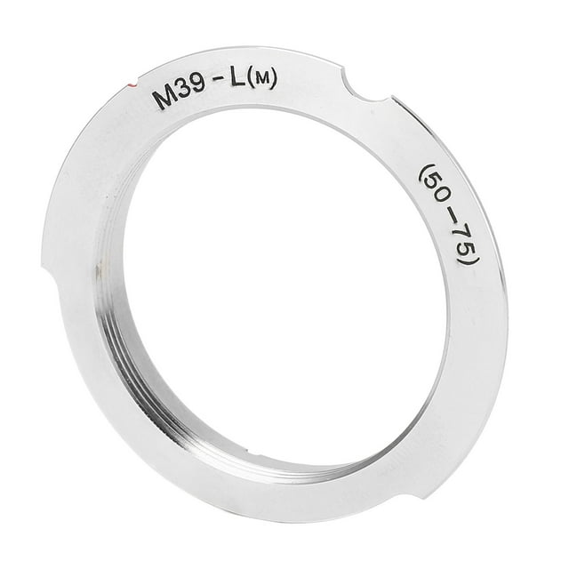 Adaptateur d'Objectif M39-LM, Support d'Adaptateur d'Objectif Haut en Alliage d'Aluminium pour Objectif M39 LSM LTM 50mm 75mm