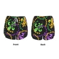 thumbnail image 4 of Disketp Mardi Gras6 Print Women's Shorts Workout Shorts for Athletic Gym Running Shorts with Phone Pockets Large, 4 of 8
