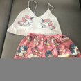 thumbnail image 1 of QWEEK-pijama de unicornio para mujer, ropa de dormir Sexy de seda, traje de casa de satén con cuello en V, 2020, 1 of 4