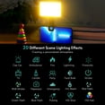 thumbnail image 4 of Camnoon ST-120RGB Pocket Video Light Clip-on Mobile Phone Fill Light Tablet Computer Video Conference LED Video Light 2500K-9000K Dimmable 20 Scene Lighting Effects for Online Meeting Live Streaming, 4 of 7