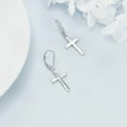 thumbnail image 4 of JUSORA Cross Earrings 925 Sterling Silver Dangle Earring Gifts for Women, 4 of 5
