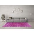 thumbnail image 3 of Ahgly Company Indoor Square Persian Pink Traditional Area Rugs, 3' Square, 3 of 4