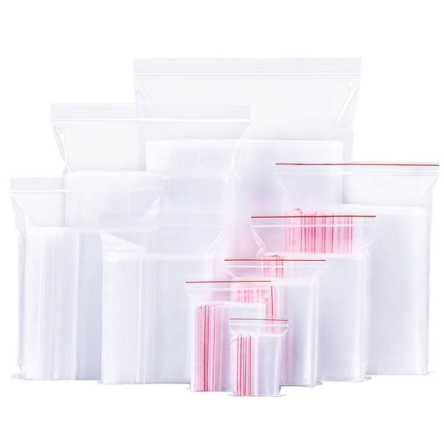 Bolsa autosellante, bolsa sellada transparente, bolsa de plástico gruesa, bolsa de embalaje, bolsa de plástico sellada