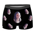thumbnail image 2 of Xmyrz Valentine's Day Underwear For Men Boxers All Matching Recreation Elastic Waist Print Personality Loose Fit Underpants, 2 of 4