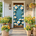 thumbnail image 5 of LUUFILx Floral Daisy Backdrop Banner for Party Supplies Wedding Background Photography Props Event Decoration Photo Booth anniversaire, 5 of 8