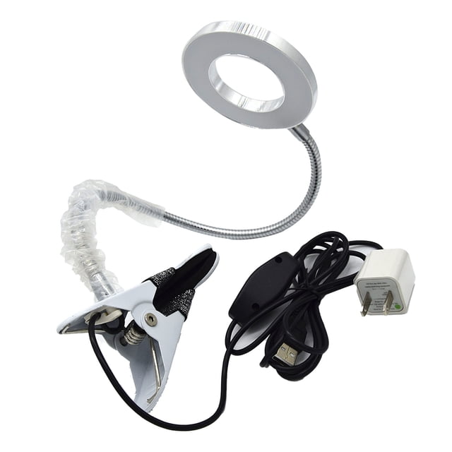 Lámpara de tatuaje LED gran disipación de calor lámpara de clip LED de ángulo ajustable estable para alargamiento de pestañas ANGGREK Otros