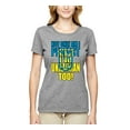 thumbnail image 2 of Not Only Am I Perfect I'm Ukrainian Too! Womens Graphic T-Shirt, Heather Grey, XX-Large, 2 of 4