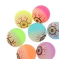 thumbnail image 3 of 25 uds. De bolas de juguete divertidas de 30mm, pelota hinchable con ojos, pelota que rebota flotante, pelota elástica para niños de Pinball, juguetes hinchables (Color aleatorio), 3 of 5
