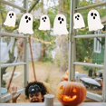 thumbnail image 3 of 2pcs Halloween Garland Banner, Glitter Halloween Banner DIY Hanging Halloween Ghost Decorations for Haunted Houses Doors Party Wall Fireplace, 3 of 5