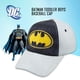 thumbnail image 2 of Gorra de béisbol DC Comics Batman para niños pequeños, gris y amarillo, de 2 a 4 años, 2 of 6