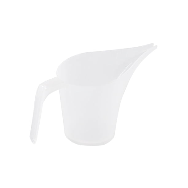 Taza medidora de plástico Naiovety con boquilla de escala embudo Jarra transparente