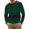 thumbnail image 1 of PENGXIANG Men Spring And Autumn Button  Neck Solid Color Blouse Long Sleeve Top Bottoming Shirt, 1 of 6