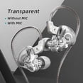 thumbnail image 2 of GK G1 Auriculares con cable Auriculares intrauditivos HIFI dinámicos de 3,5 mm (transparentes con micrófono) Likrtyny Accesorios electrónicos, 2 of 9
