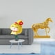 thumbnail image 2 of Escultura de resina de animales: serpiente y caballo. Figura decorativa para mesa, ideal para el hogar, la oficina o como centro de mesa. Regalo perfe, 2 of 8