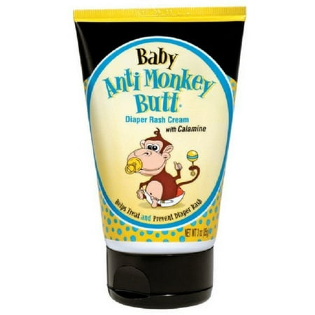 2 Pack - Anti-Monkey Butt Diaper Rash Cream 3 oz (Best Anti Rash Cream For Babies)