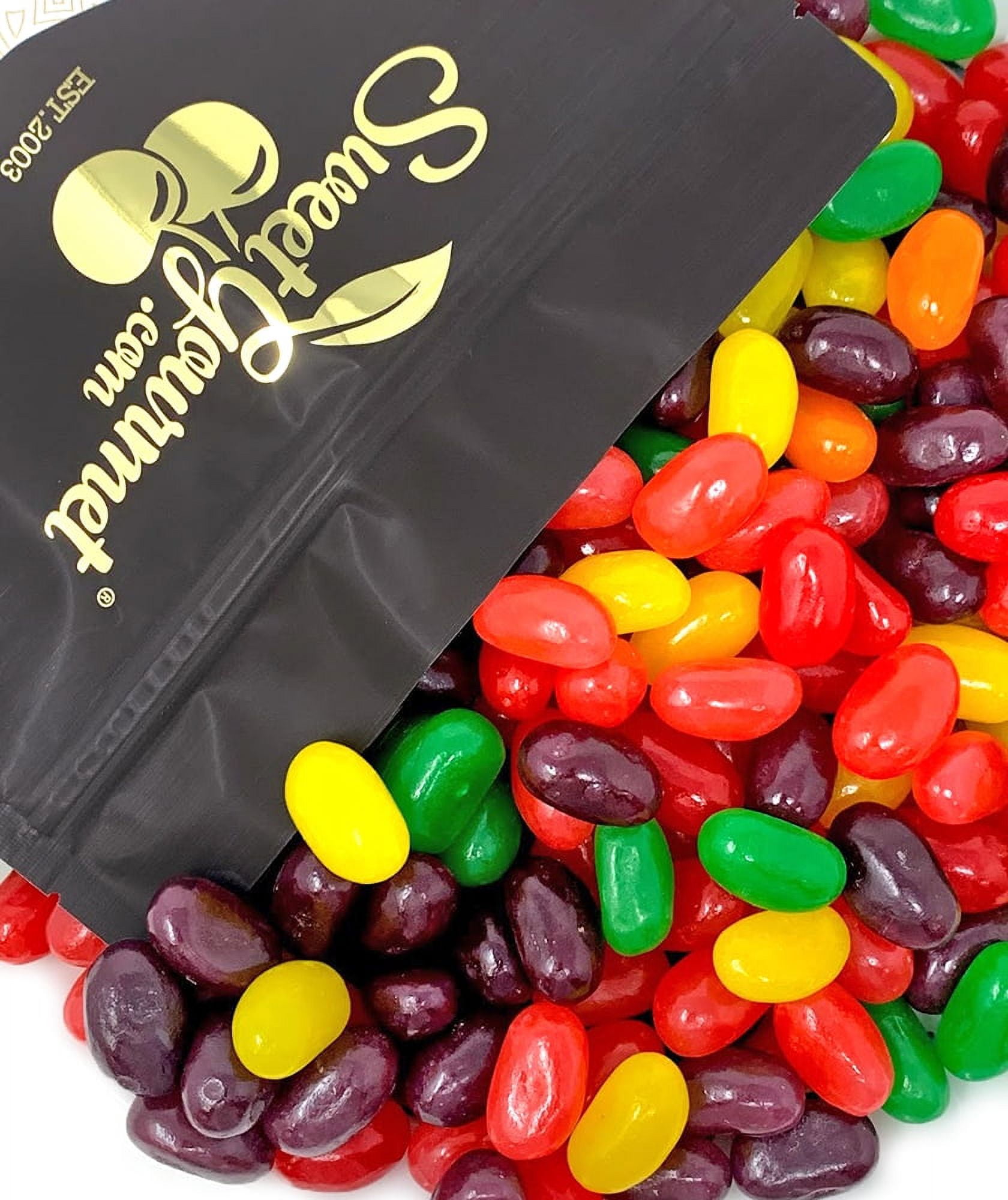 SweetGourmet Jumbo Assorted Fruits Jelly Beans | Bulk Unwrapped | 3 Pounds