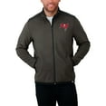 thumbnail image 4 of Men's Darius Rucker Collection by Fanatics Pewter Tampa Bay Buccaneers Color Block Polar Fleece Full-Zip Jacket, 4 of 5